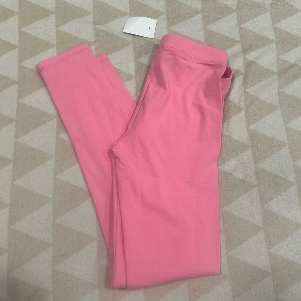 J crew girls solid leggings pink